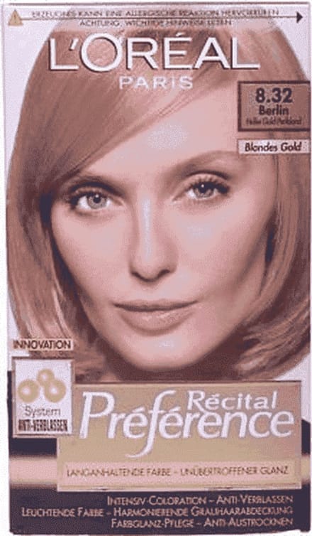 Loreal Haarverf Récital Préférence - nr. 8.32 Goud Parelblond