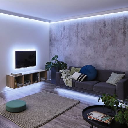 PAULMANN MaxLED 250 LED-strip daglichtwit 100 cm zilver gecoat