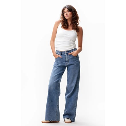 Catwalk Junkie Loose Fit Jeans Jeans Dames - Broek - Blauw - Maat 32