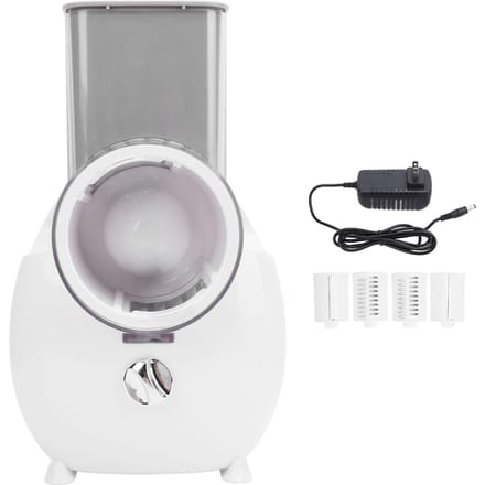 Râpe à Fromage Électrique Acier Inoxydable Automatique Multifonctionnel Râpe à Légumes Électrique Salade L gray