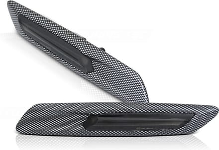 Zijkant knipperlichten BMW F10/F11 10-13 CARBON SMOKE