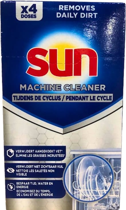 Sun vaatwasmachinereiniger InWash 4 doseringen