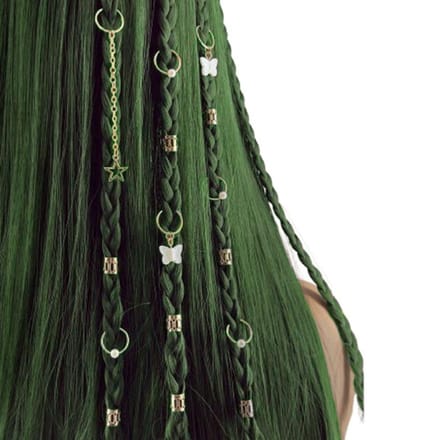 28 Stuks Vlinder Holle Haarring Haarvlechten Dreadlocks Dreadlocks Kralen Bedel Multi Stijl Haarvlechtbuizen Mannen gray