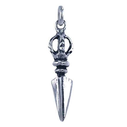Zilveren Vajrakila ketting hanger