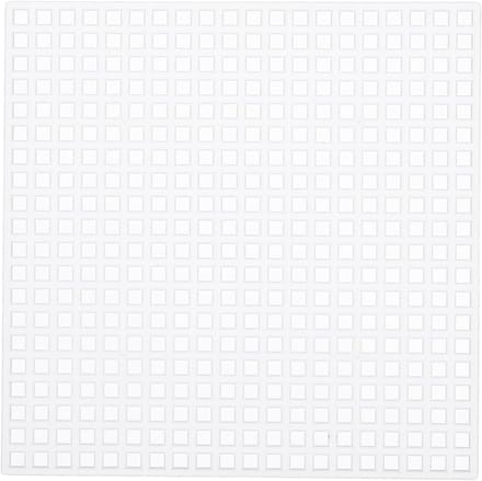 Plastic Gaas Vellen - Borduurmatten Knutsel - Hobby Projecten - Duurzaam Herbruikbaar - 10 Stuks 8x8 cm - Wit