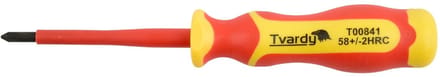 Tvardy Kruiskopschroevendraaier - Geïsoleerd - Ergonomisch - 80 mm - VDE-gecertificeerd