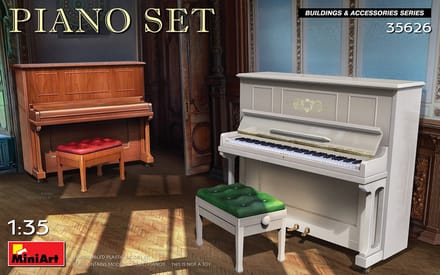 MiniArt Modelbouwpakket Militaire voertuigen - 35626 Piano Set Plastic - 1:35 - Modelbouw