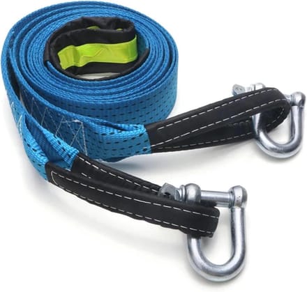 Sleepkabel - Herstel Touw - Voertuig Noodhulp - Hoge Capaciteit - 5 Meter 8 Ton - Blauw