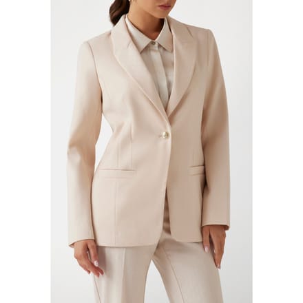 GUESS Marciano By  Blanca Blazer Muted Stone Monogram Taglia: 46 | Blazers Outlet | Donna