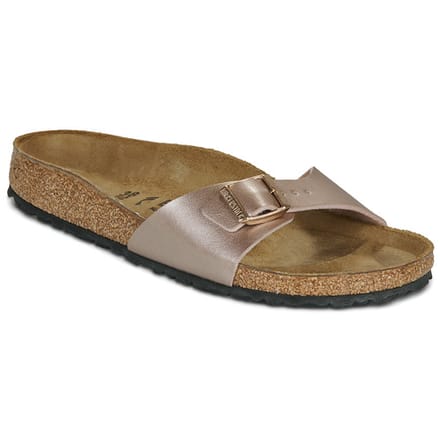 Birkenstock Madrid Sandalen brons Synthetisch - Dames - Maat 39