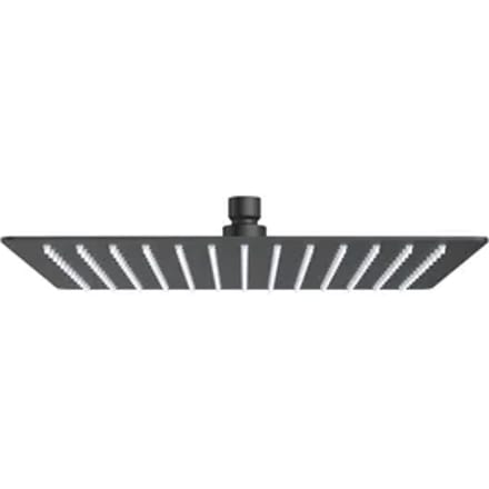 Aquavive Regendouchekop Irminio - 300mm - 1 Straal - Zwart
