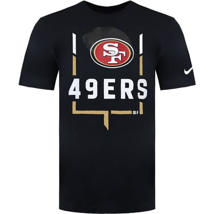 Nike San Francisco 49ers Legend Goal Post Heren Zwart T-Shirt