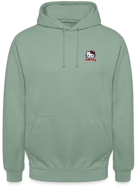 Hello Kitty Geborduurd Portret Hoodie Unisex