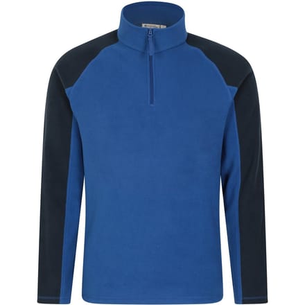 Mountain Warehouse Heren Ashbourne II Half Zip Fleece Top (Kobalt)