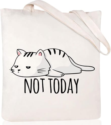 Grote Canvas Tote Tas voor Dames - Herbruikbare Schoudertas met Binnenvak