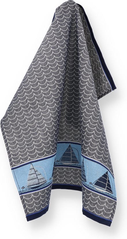Bunzlau Castle | Theedoek Boot Donkerblauw