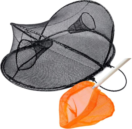 Eurocatch Fuik Set met Schepnetje – Rivierkreeft & Krabben Fuik + Schepnetje