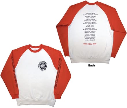 Bruce Springsteen - Tour '24 Wheel Heren T-shirt - 2XL - Wit/Oranje