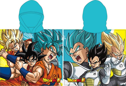 Dragon Ball Super Badponcho - Sneldrogend - 55 x 110 cm