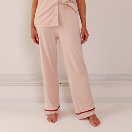 Coco & Cici - TENCEL Pyjama Broek Dames Powder Peach - M