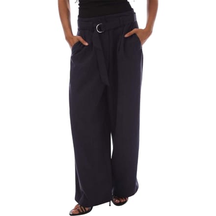 Gant Dames Brede Pantalon met Ceintuur (Blauw)