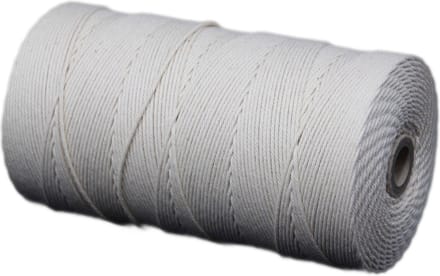 Katoenkoord - Ecru - Touw - spoel 100gr - dikte 1,5mm - lengte 100 mtr (Nr.20)