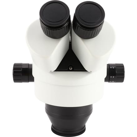 Ensemble d'oculaires et d'objectif pour microscope trinoculaire 7X 45X Accessoire pour microscope stéréo BlancAvec objectif de 0,5X