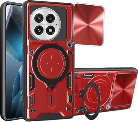 Hoesje geschikt voor OnePlus 13 - Techsuit CamGuard Pro Back Cover - Rood