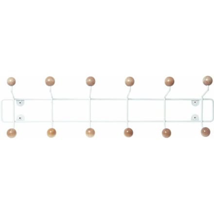 Hoedenstandaard met houten ballen Present Time Saturnus XL
