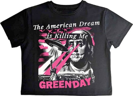 Green Day - American Dream Crop top - 2XL - Zwart