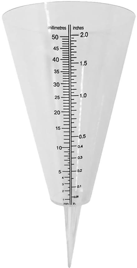 Allecto - Regenmeter - Digitale neerslagmeter - Transparante
