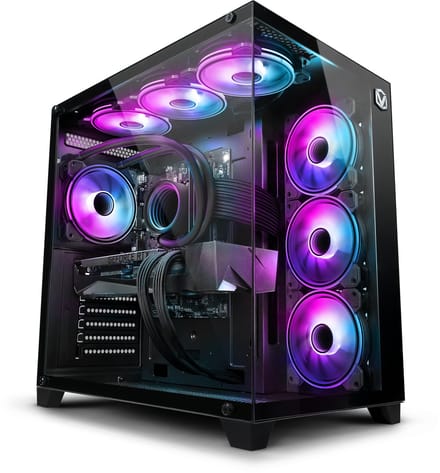 Vibox Gaming PC - Intel i7 12700KF - RTX 5070 Ti - 32GB RAM - 1TB NVMe SSD - Windows 11 - WiFi 6 + Bluetooth 5.4 - Waterkoeling
