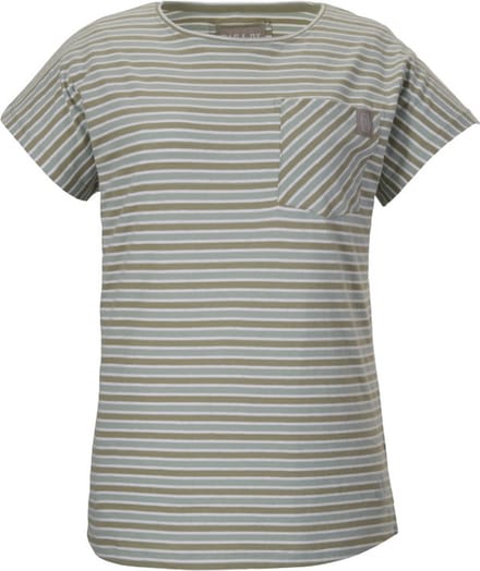 Giga by Killtec dames shirt - shirt dames - 41455 - groen streep - KM - maat 36