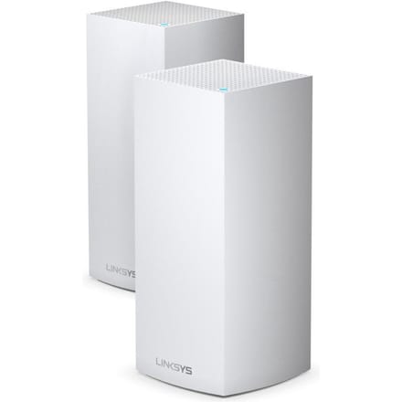 Linksys Velop MX10600 - Mesh WiFi - Wifi 6 - 5300 Mbps - Tri-Band - 2-Pack - Wit