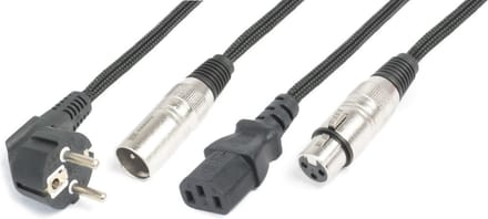 Combikabel – PD Connex LAI20 combikabel voor lichteffecten, 20 meter. Twee kabels in één!