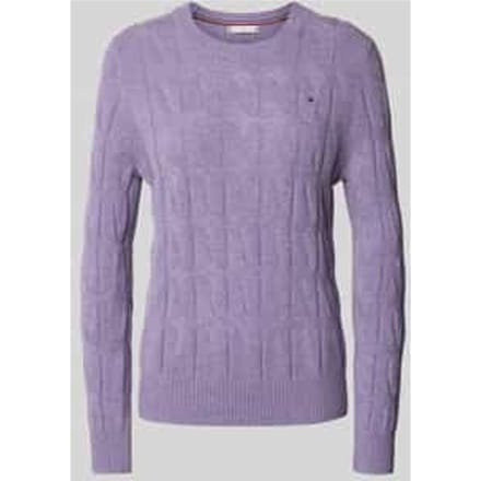 Regular fit gebreide pullover van pure wol