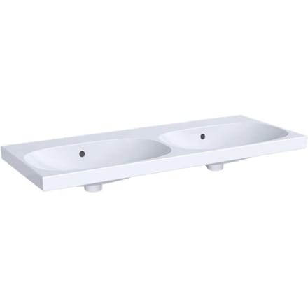 Geberit Acanto double washbasin 120 x 48.2 cm, 500.628.01.2