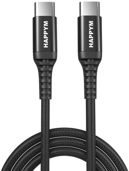 USB C naar USB C kabel 5M – Data – zwart - 60W PD Snelladen