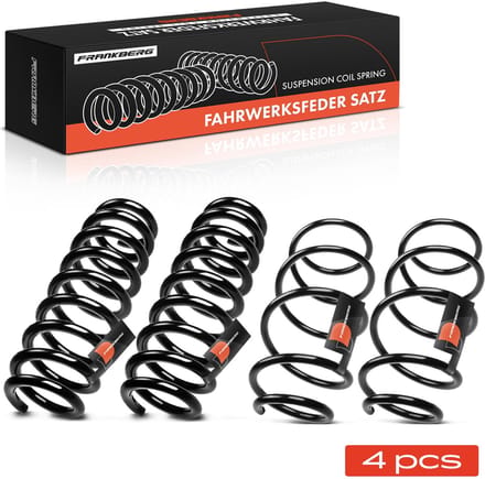 Frankberg 4x Veer Vooras Achteras voor BMW 1er Coupé E82