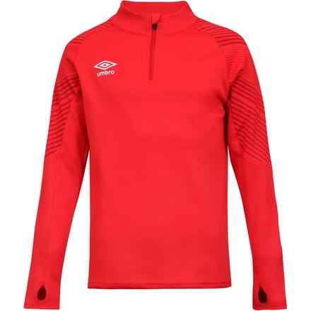 Kinder sweatshirt met 1/2 rits Umbro League