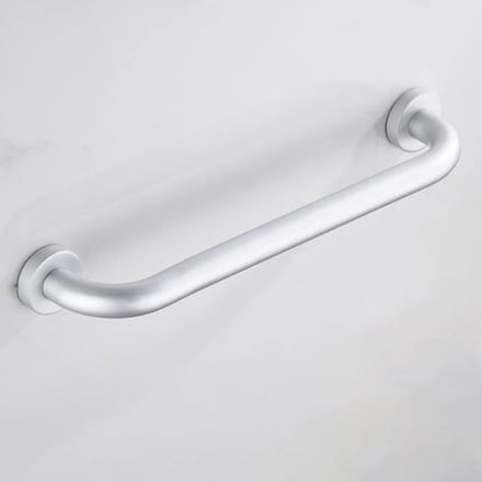 Badkamer handgreep - Veiligheidsbeugel - Ondersteuning bij douchen - Ruimte aluminium - 30 cm - Mat