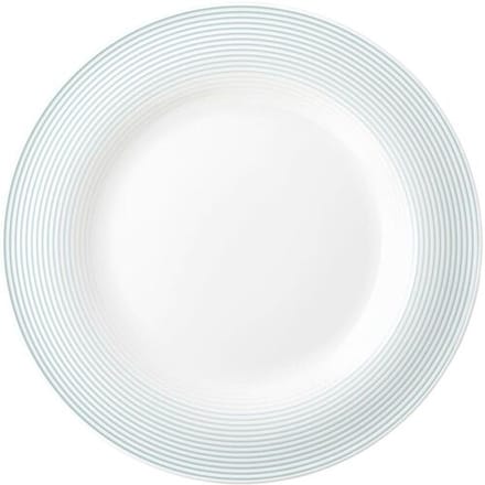 (6 stuks) SELTMANN WEIDEN Bord - plat - Ø 260mm - Arctisch blauw Wit / Blauw
