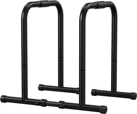 DnA® Dip Bars - Dip Station - Dip Bars Hoog - Zwart - 105cm x 63cm x 87cm