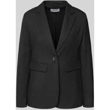 Slim fit blazer met reverskraag