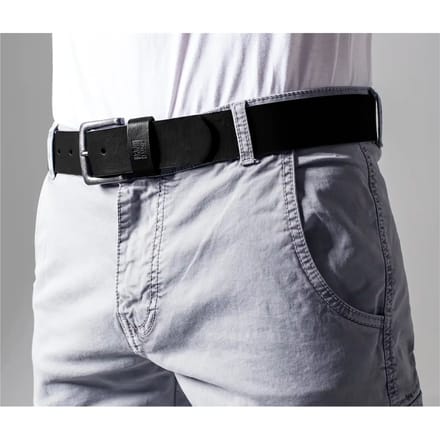 Urban Classics Leather Imitation Unisex Riem - zwart - 85 cm