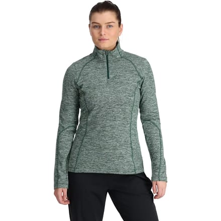 Spyder Accord Sweatshirt Met Halve Rits Grijs L Vrouw
