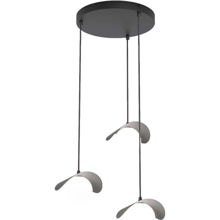 Emibig RITUAL 3 PREM Zwarte Hanglamp/Plafondlamp G9 8W LED Wit