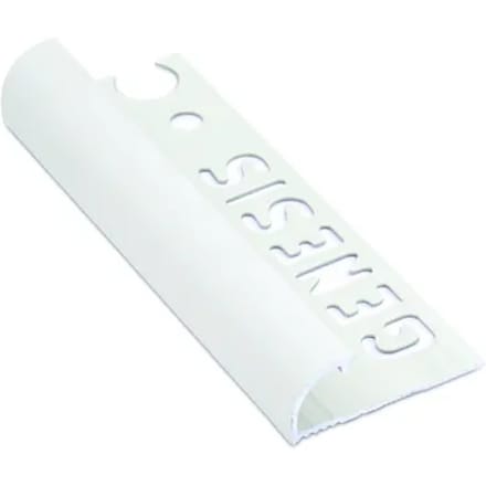 Genesis Plat Profiel - Aluminium Wit - 12x3mm 1m