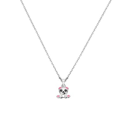 zilver gerhodineerd collier panda 36 + 4 cm 1337288