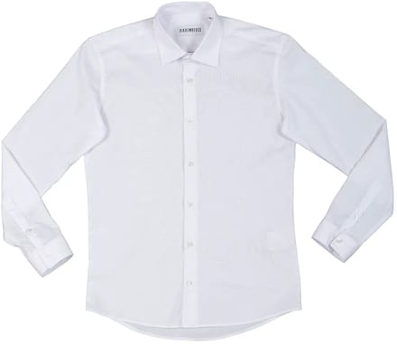 Bikkembergs Bms0939 Overhemd Met Lange Mouwen Wit 38 Man